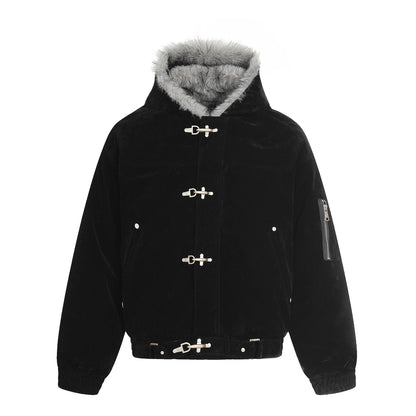 Doudoune Fur Suede Clipée