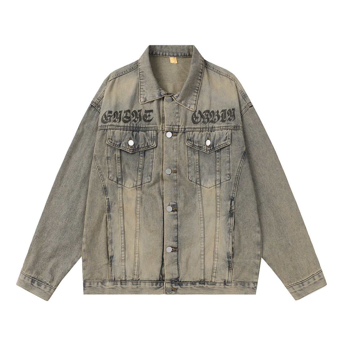 Jacket Vintaged Distressed Denim