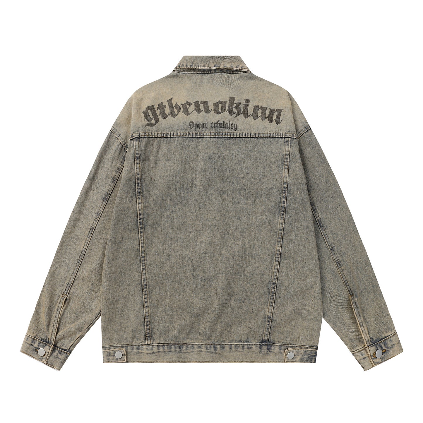 Jacket Vintaged Distressed Denim