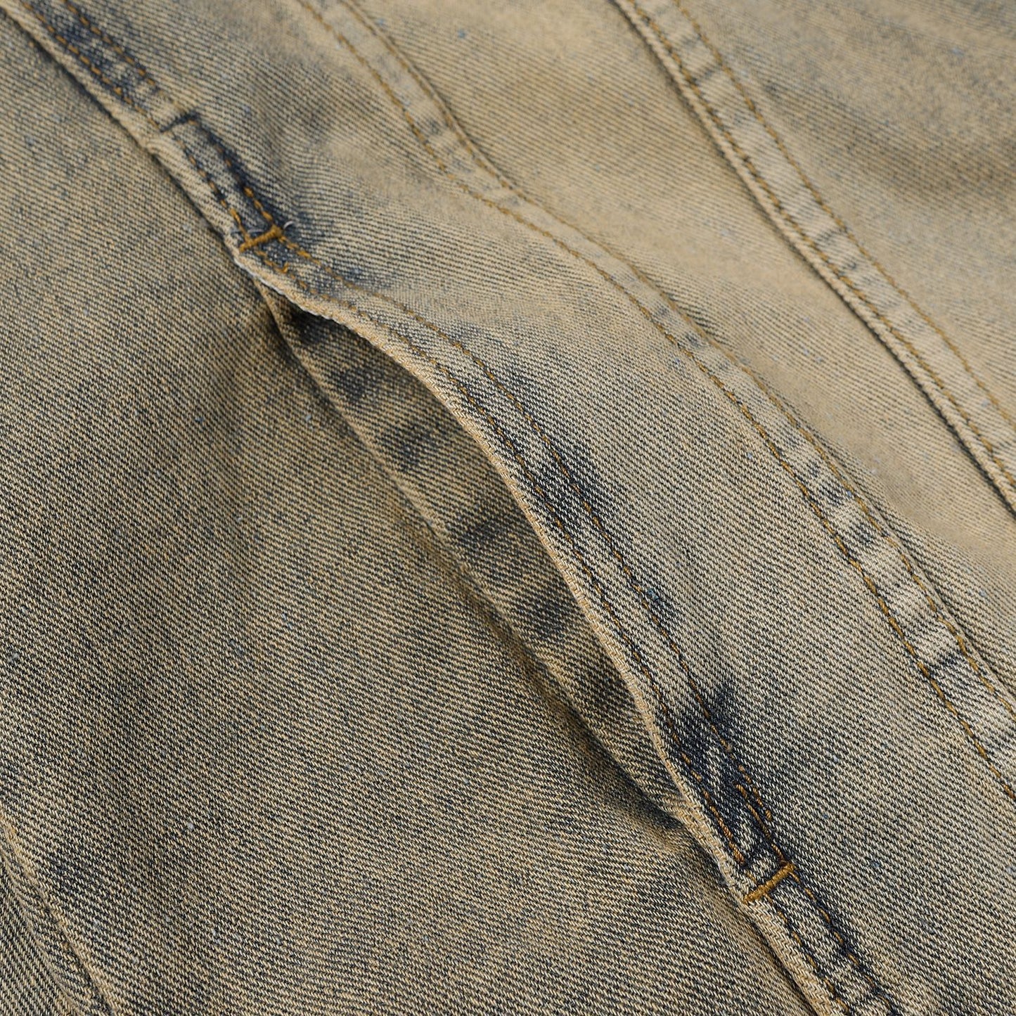 Jacket Vintaged Distressed Denim