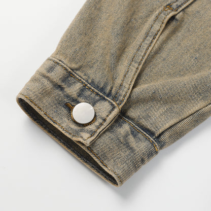Jacket Vintaged Distressed Denim