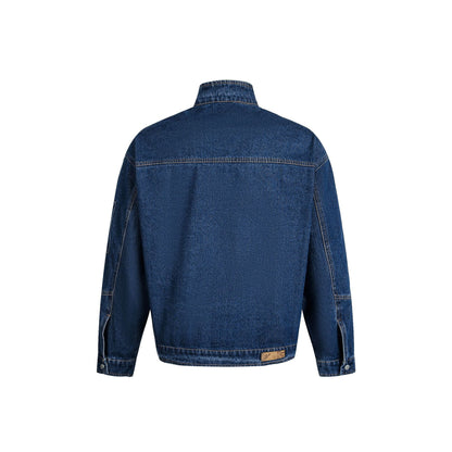 Jacket Denim Bleu Cobalt