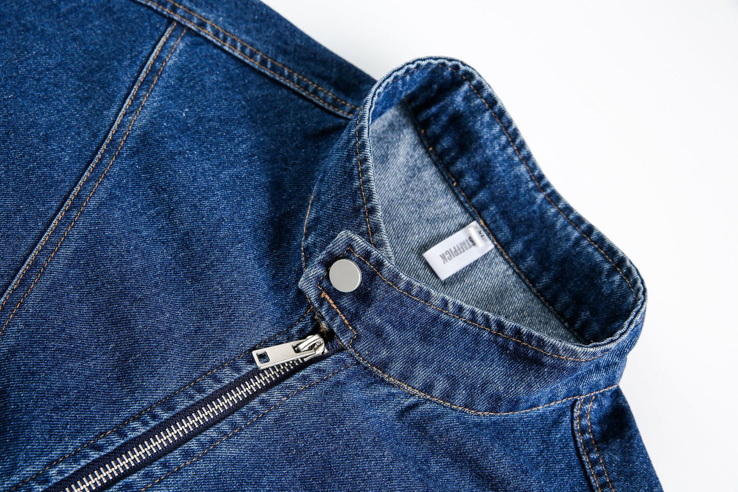 Jacket Denim Bleu Cobalt