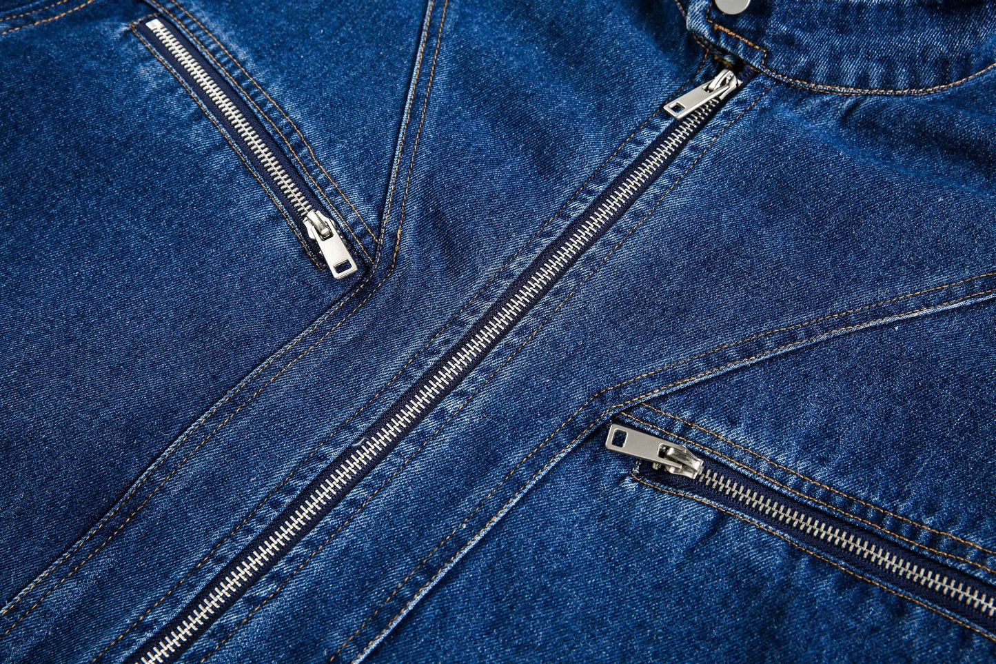 Jacket Denim Bleu Cobalt