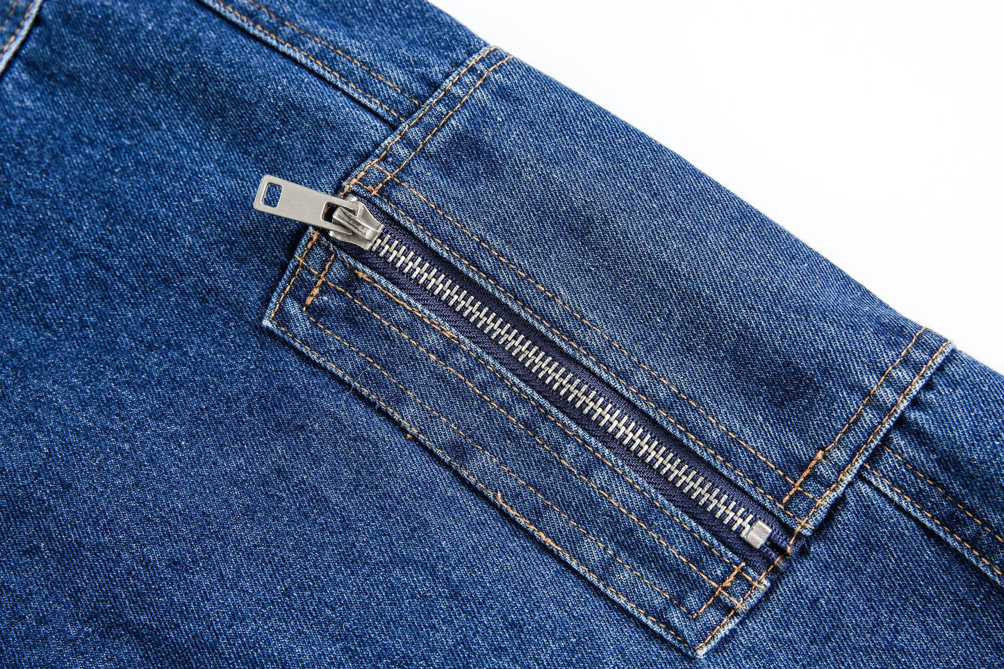 Jacket Denim Bleu Cobalt