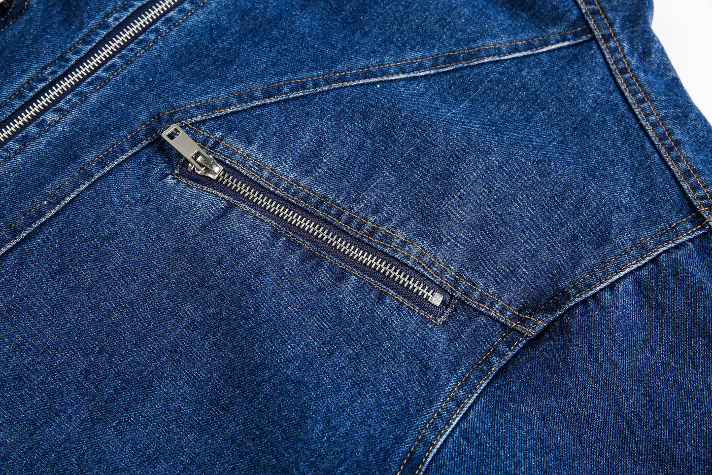 Jacket Denim Bleu Cobalt