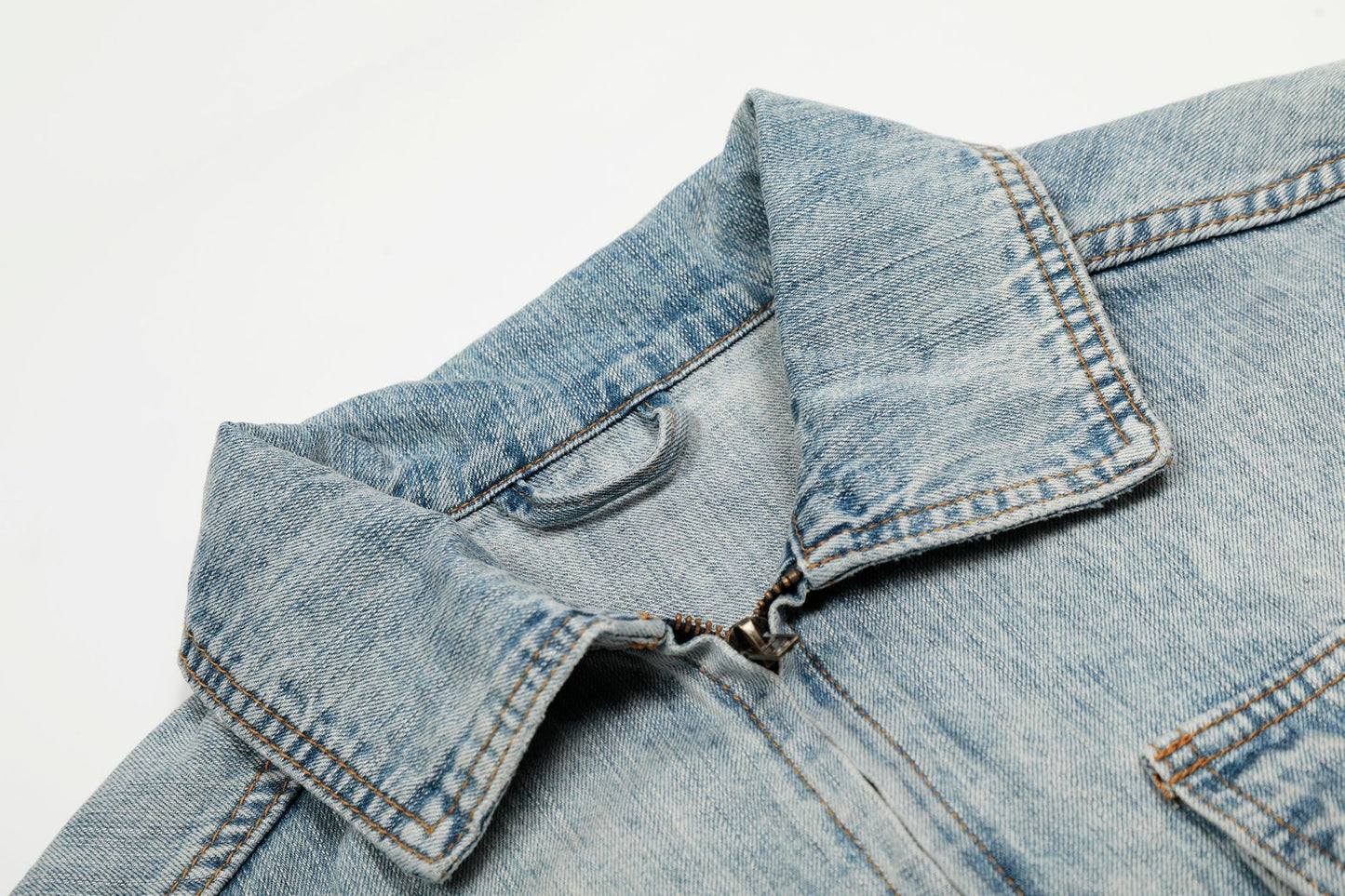 Jacket StoneWashed Denim Bleu