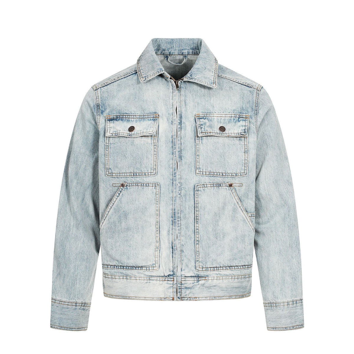 Jacket StoneWashed Denim Bleu