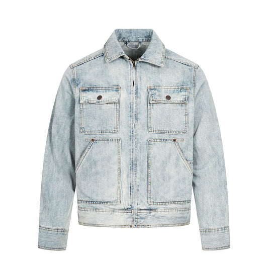 Jacket StoneWashed Denim Bleu